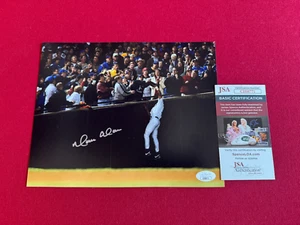 Moises Alou, "Autographed" (JSA) "Bartman" 8x10 Photo (Vintage) Cubs - Picture 1 of 1