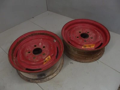 Llanta de acero original 14x5 usada 5 en 4,75 VER DETALLES llantas llantas GM chevy Foto 1 de 4