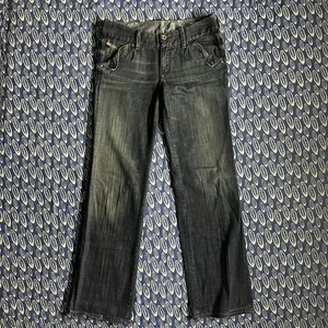 Pantalones de mezclilla descoloridos para mujer Diesel Industry Wonnha 29x32 Y2K años 2000 hechos en Italia - Imagen 1 de 19