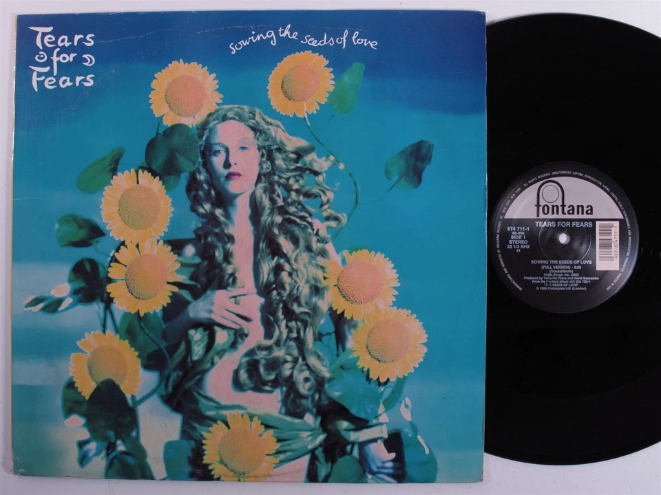 TEARS FOR FEARS Sowing The Seeds Of Love FONTANA 12" VG++/VG+ x - Image 1 of 2