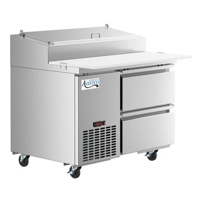 AVANTCO REFRIGERATION 44" 2 Drawer Refrigerated Pizza Prep Table