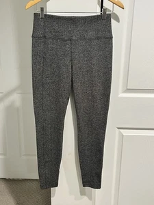 Leggings aderenti a spina di pesce Athleta Delancey donna taglia small tasche zip - Foto 1 di 10