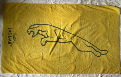 Jaguar Large Reversible Beach Towel 38x63 Green/Yellow - Imagem 1 de 4