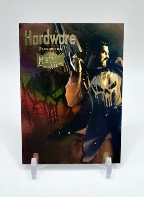 Punisher 2013 Fleer Marvel Retro Metal Hardware Card #1 of 10 SSP Rare Refractor - Image 1 of 2