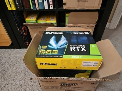 ZOTAC GAMING GeForce RTX 3060 Ti Twin Edge Graphics Card 8GB GDDR6  - Image 1 of 4