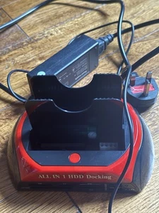 ALL in One HDD Docking Station Two-bay Caddy USB to SATA & IDE 2.5" 3.5" PC Mac - Afbeelding 1 van 1