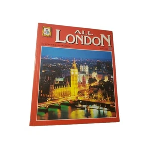 Vintage 165 Colour Illustrations All London English Book - Foto 1 di 4