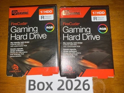 Seagate FireCuda External Gaming Hard Drive 1TB 5400 RPM Desktop External HDD - Image 1 of 2