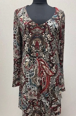 Vestido Connected Apparel Talla 10 Multicolor Suelto Ajustado Nylon Talla 10 Nuevo con Etiquetas Foto 1 de 4