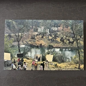 HOLLYWOOD POSTCARD On Location At Universal City Studios, California Movie Shoot - Picture 1 of 2