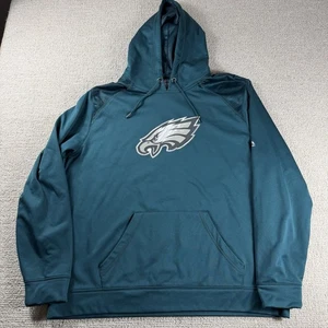Majestic Philadelphia Eagles NFL Hoodie Sweatshirt Grün Herren Gr. XXL - Bild 1 von 7