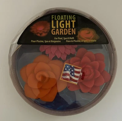 Floating Light Garden LED Flowers-Pool-Spa-Bath-Table 2006 NEW - Изображение 1 из 4