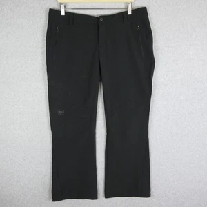 Pantalones cooperativos REI para mujer 14P negros hechos para senderos al aire libre campamento caminata trekking - Imagen 1 de 15