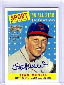 2002 Topps Stan Musial HOF Team Topps Legends Autograph #TT-SM STL Cardinals - Picture 1 of 2