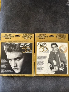 Elvis' Greatest Hits Golden Hits I & II 50th Anniversary - Picture 1 of 16