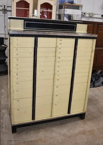 Antique Art Deco Medical Dental Cabinet, American Cabinet Co Cover