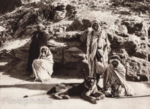 1924 Vintage North Africa South Oran Monks Lion LEHNERT & LANDROCK Photo Gravure - Picture 1 of 1