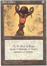 Rod of Ruin X4 (4th Edition) MTG (NM) *CCGHouse* Magic