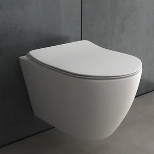 Alpenberger Spülrandlos Wand-WC Toilette mit Nano inkl. WC-Sitz Passend Geberit - Bild 1 von 7