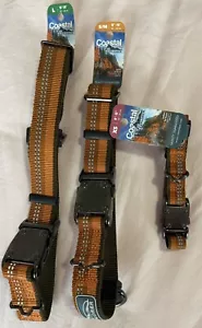 L 1" x 18"-26" Coastal Pet K9 Explorer Reflective Adjustable Dog Collar ORANGE - Picture 1 of 5