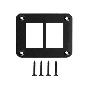 Waterproof 2 Gang Switch Panel Aluminum Housing for Car Truck Marine Boat RV - Picture 1 of 5