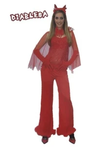 DISFRAZ DEMONIO DIABLESA TALLA: UNICA (de La 40 a 44) CARNAVAL, HALLOWEEN.80 - Imagen 1 de 4