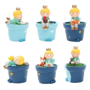 Resin Succulent Flower Pot - Cute LittlePrince Ornament Planting Flowers Decor - Picture 1 of 18