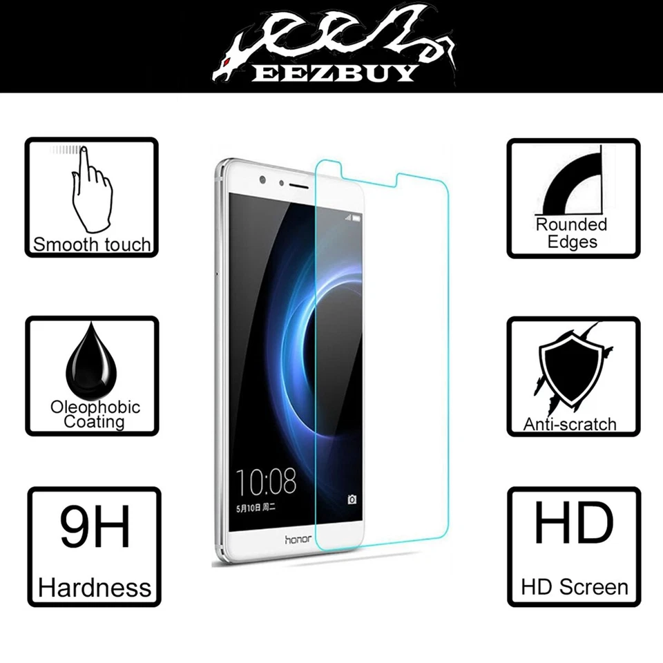 Premium Real Tempered Glass Screen Protector Film Guard For Huawei Phone  - Image 1 of 1