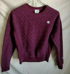 Vintage Reverse Weave Champion Logo Sweatshirt Unisex Small - Picture 1 of 10