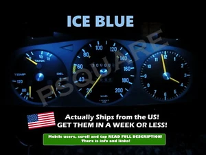 Gauge Cluster LED Dashboard Bulbs Ice Blue For Mercedes Benz 77 85 W123 Chassis  - Picture 1 of 2