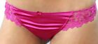 Splendour Magenta Pink Thong - Womens Underwear - Size Small & Large Available