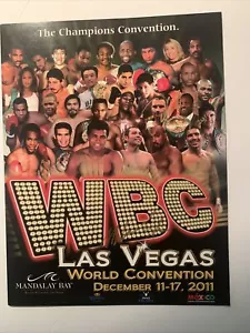 Mike Tyson & Oscar De La Hoya Signed 2011 WBC CONVENTION PROGRAM - Picture 1 of 6