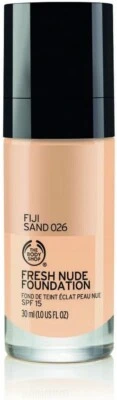 BN The Body Shop Fiji Sand 026 Fresh Nude Foundation 30ml Discontinued - Image 1 of 2