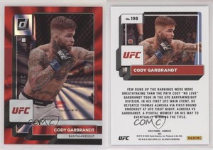 2023 Donruss UFC Holo Red Laser /75 Cody Garbrandt #198
