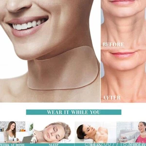 Reusable Prevention Wrinkle Health Skin Care Beauty Tools Silicone Neck Pad - Picture 1 of 7