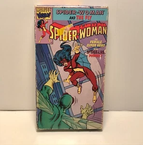 Vintage 1991 Marvel Video! VHS - Spider Woman and the Fly - Video Tape Superhero - Picture 1 of 4