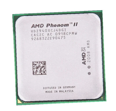 AMD Phenom II X4 940 HDZ940XCJ4DGI 1800MHz 3GHz Socket AM2+ CPU Processor - Image 1 of 3