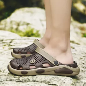 Slip on Zapatillas Casuales Zapatos Sandalias de Playa de Verano Suela suave Hueco NUEVO - Imagen 1 de 12