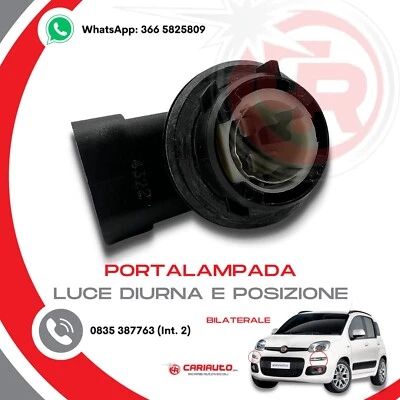 Portalampada P21/5W Connettore Faro Luce Diurna Fiat Panda 2012 Jeep Renegade - Imagen 1 de 3