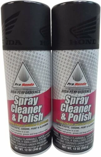 Pro Honda Motorcycle High Performance Spray Cleaner & Polish 3 Cans 12 Oz