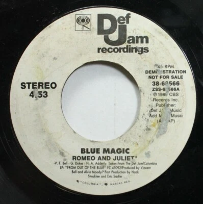 Soul Promo 45 Blue Magic - Romeo & Juliet / On Def Jam - Image 1 of 2