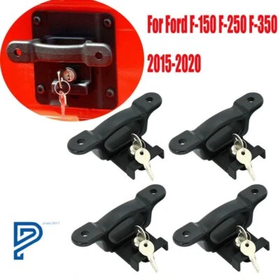 Fit For Ford F-150 F-250 F-350 2015-2020 Box Tie Down Truck Bed Cleats Locking - Image 1 of 4