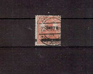 Saargebiet Michelnummer 5 a II gestempelt geprüft Braun - Bild 1 von 1