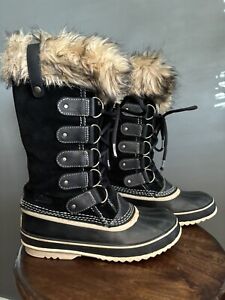 Sorel Joan Of Artic Winter Warm Snow Boots Size 6 Uk