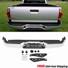 Complete Chrome Rear Step Bumper Assembly For Toyota Tacoma Pickup 2005-2015