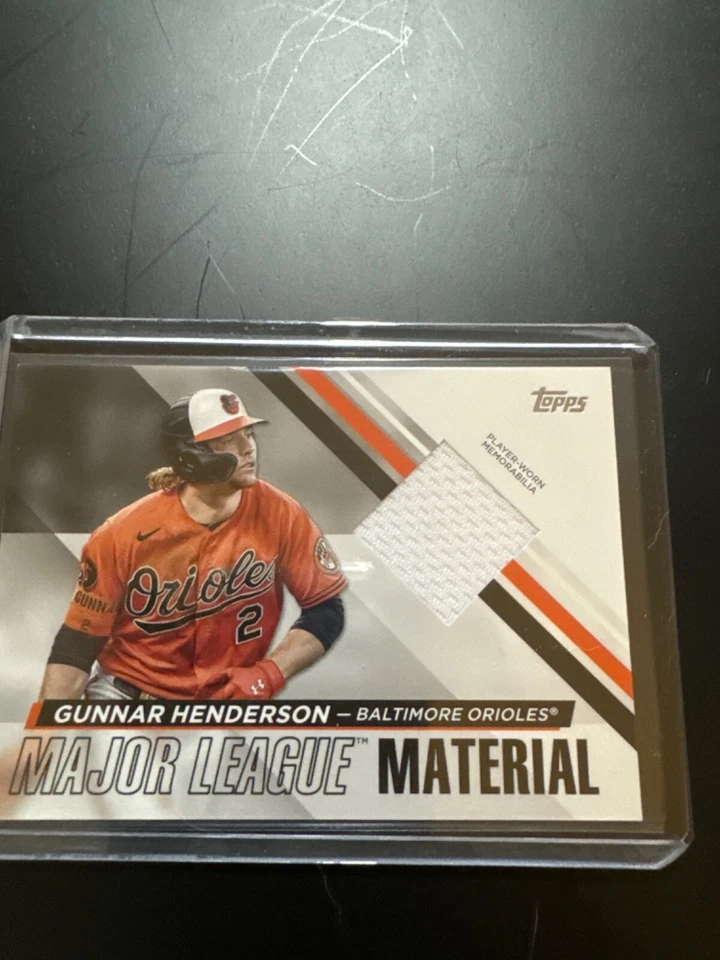 2024 Topps Series 2 - Major League Materials #MLM2-GH Gunnar Henderson (MEM) - Image 1 of 1