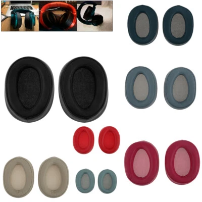 1 par de almohadillas de espuma de repuesto para Sony MDR-100ABN MDR-100AAP 100A Foto 1 de 4