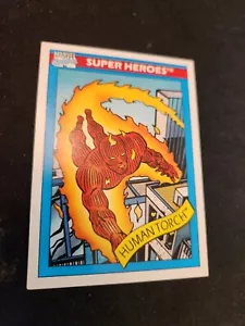 1990 MARVEL UNIVERSE SERIES 1 - Card #33 ⚡️Human Torch⚡️ NM - Picture 1 of 2