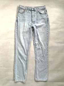 Scanlan Theodore high rise straight leg cropped jeans size 26 light indigo - Picture 1 of 7