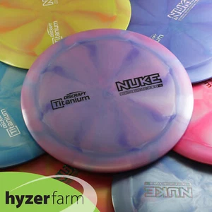 Discraft NUEVO ESTILO TITIANIUM Ti NUKE *elige peso y color* Hyzer Farm disco golf - Imagen 1 de 11